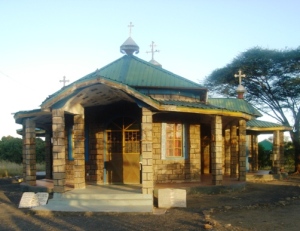 The Orthodox Church in Kakuma Camp and site of the celebrations